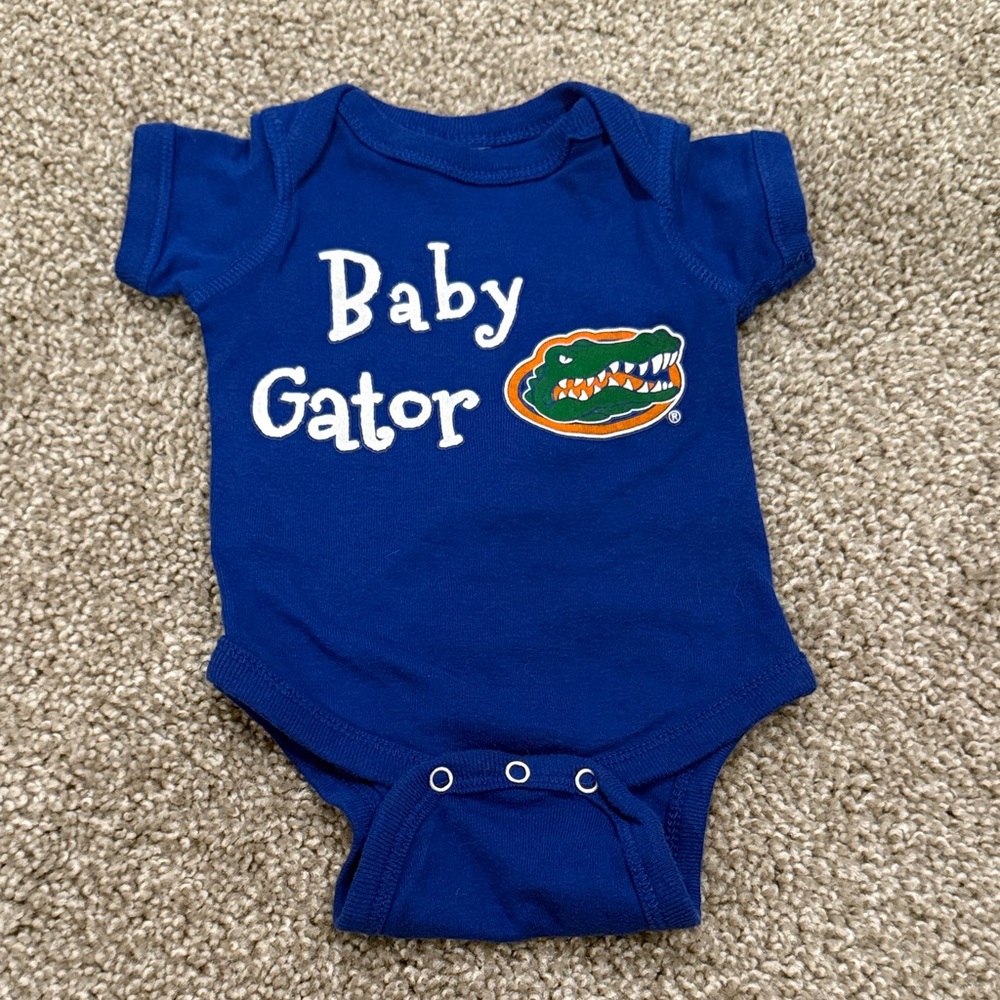 Baby Gator university of Florida onesie
